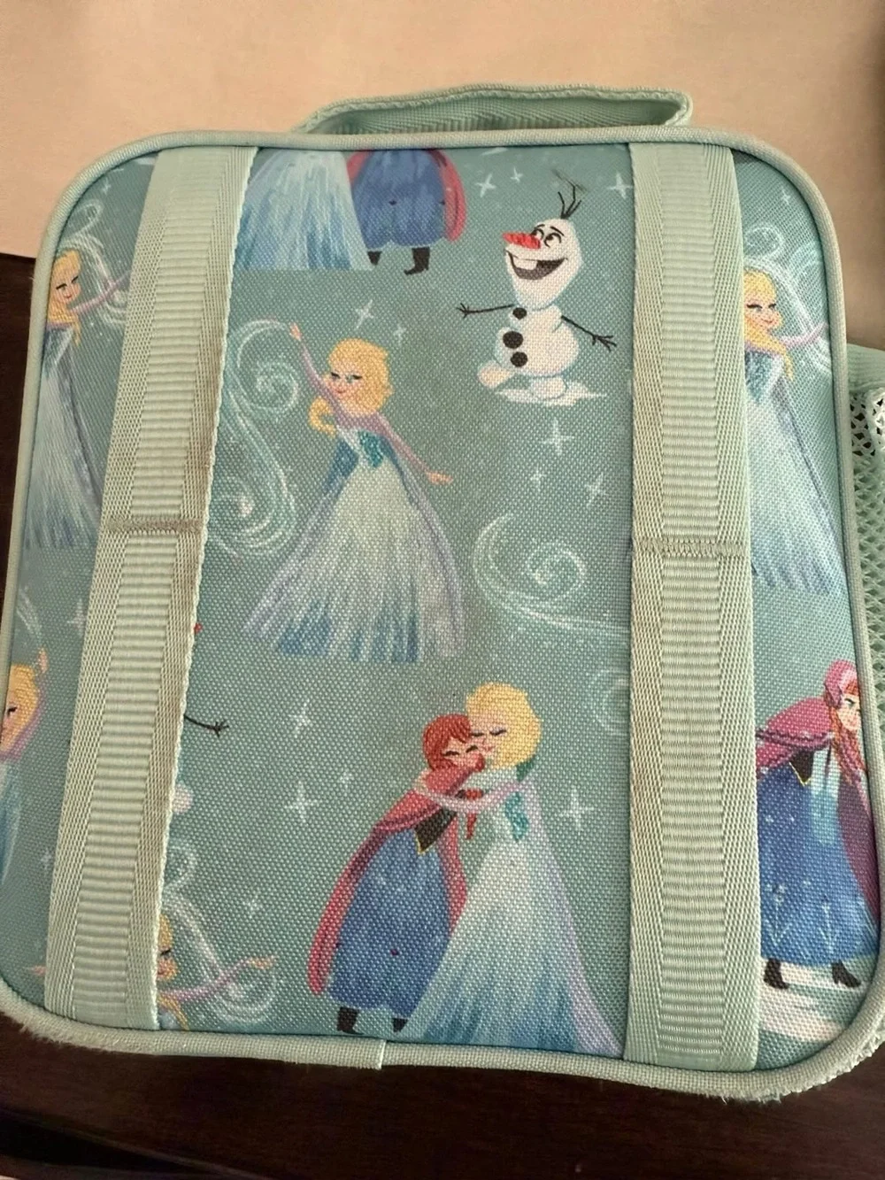 Pottery Barn Kids Frozen Character Backpack & Lunch Bag - Light Blue
